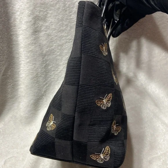 Vintage Talbots butterfly Mini tote bag with plastic handles. - Picture 4 of 13